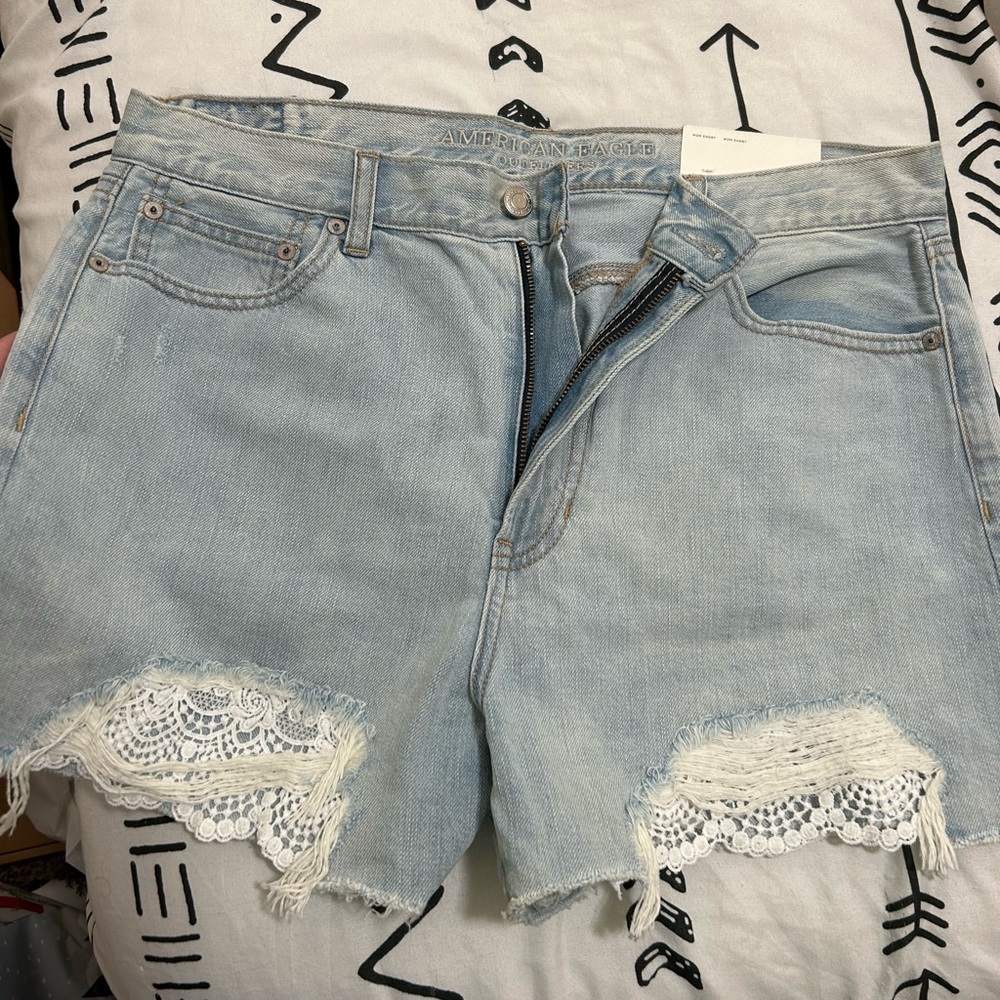 New American Eagle Jean Mom Shorts
